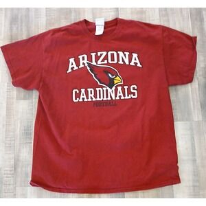 Arizona Cardinals Football Red T shirt 2XL Official NFL Team Apparel Cotton